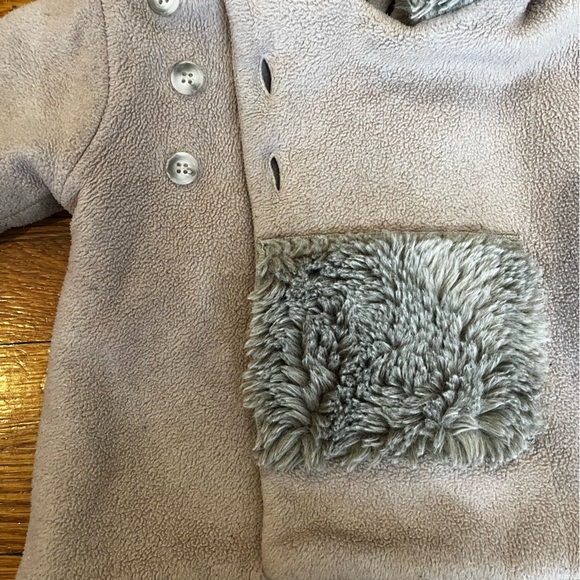 La Mascot 12m Baby Fleece Pink Coat and Hat - Picture 3 of 13